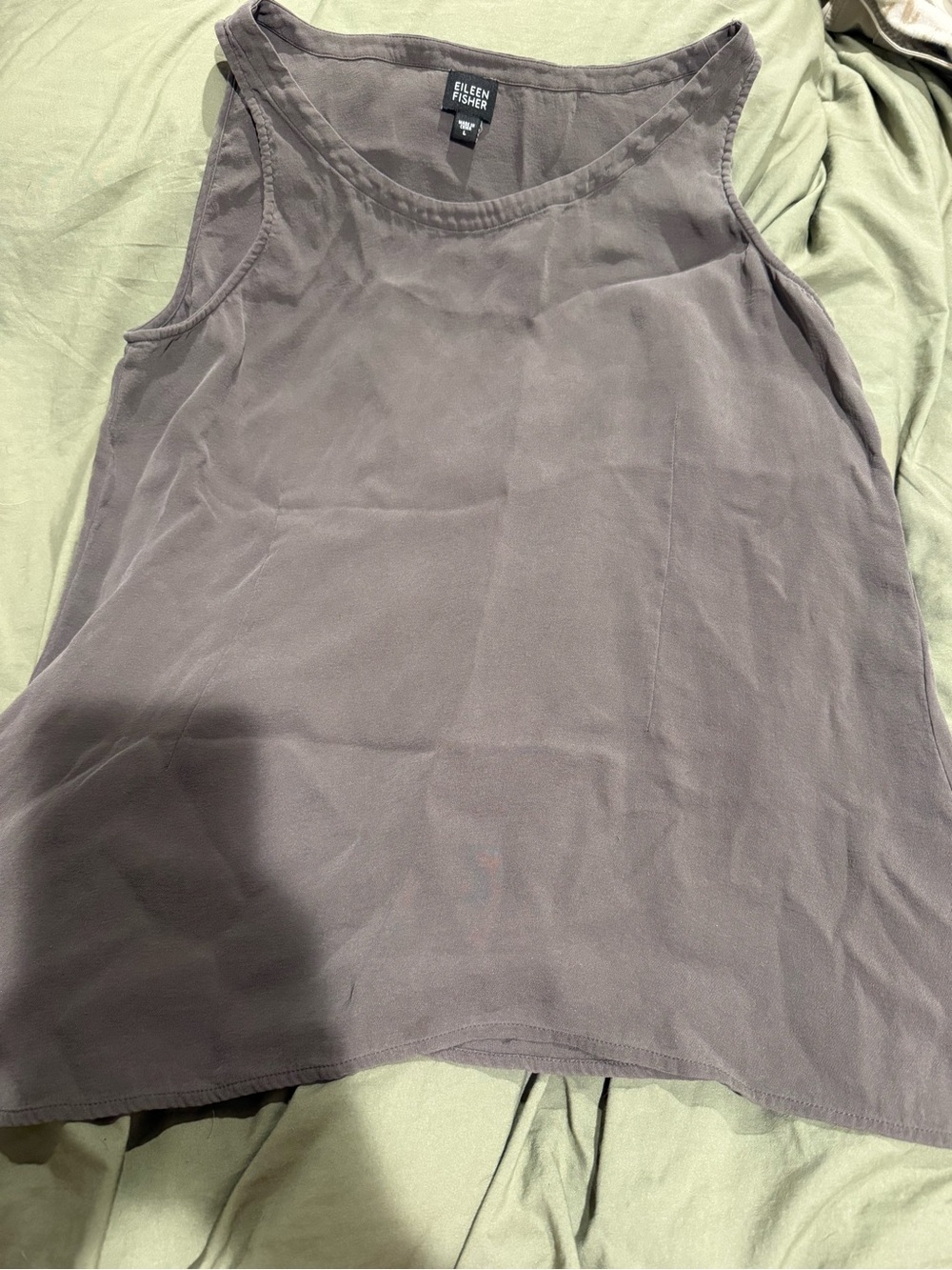Eileen Fisher Sleeveless Tank Top in Dusty Mauve